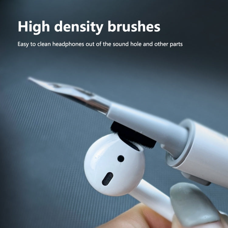 Q5 Bluetooth Earphone Telescopic Cleaning Pen Brush(White)