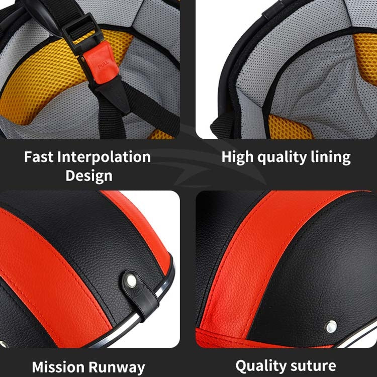 BSDDP A0322 Summer Half Helmet Lightweight Safety Helmet, BSDDP A0322 (Black), BSDDP A0322 (Blue), BSDDP A0322 (Red), BSDDP A0322 (Orange)