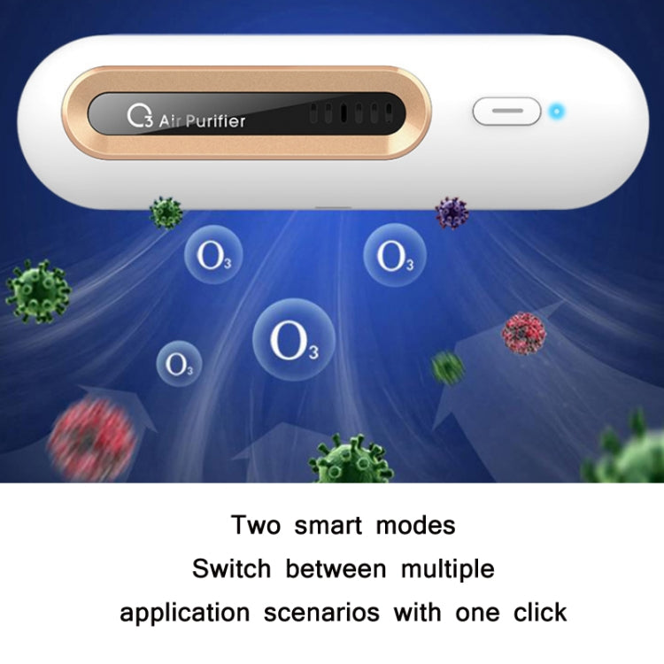 M9 Mini Ozone Sterilizer Home Refrigerator Deodorizer(White)