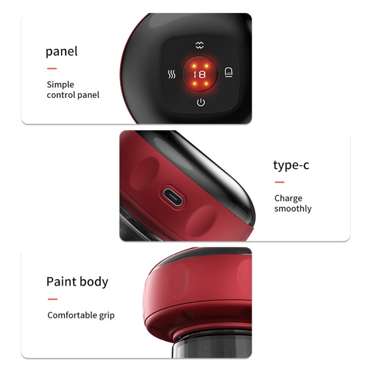 12-speed Charging Electric Cupping Massage Device(Red Wine)