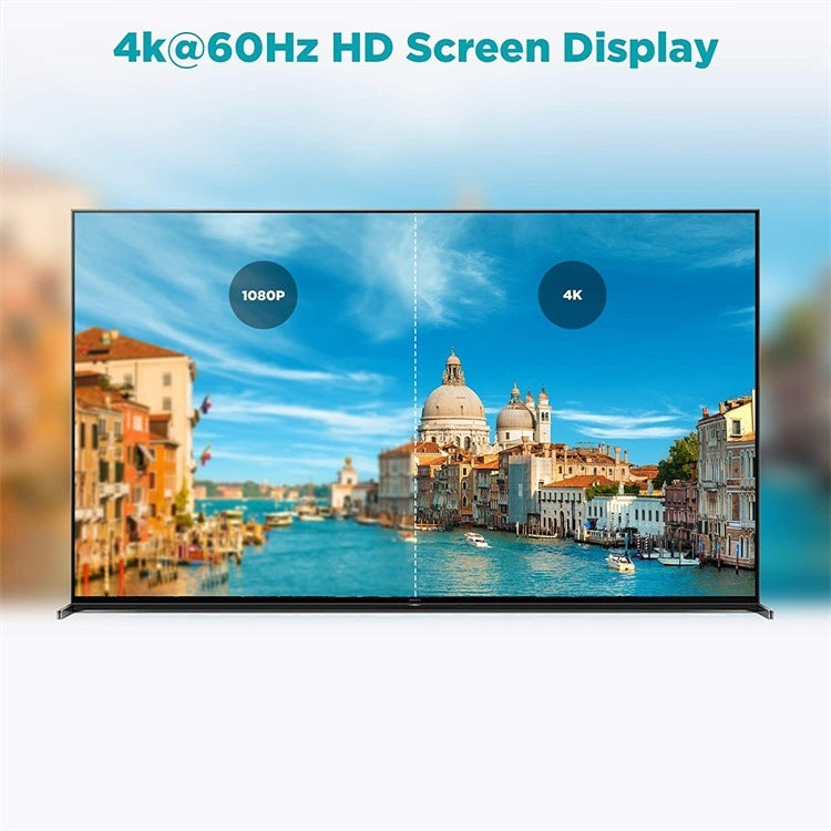 QGeeM QG-AV16 HD TV Blu-Ray Projection HDMI TV Cable Supports 4K, Length: 3 m
