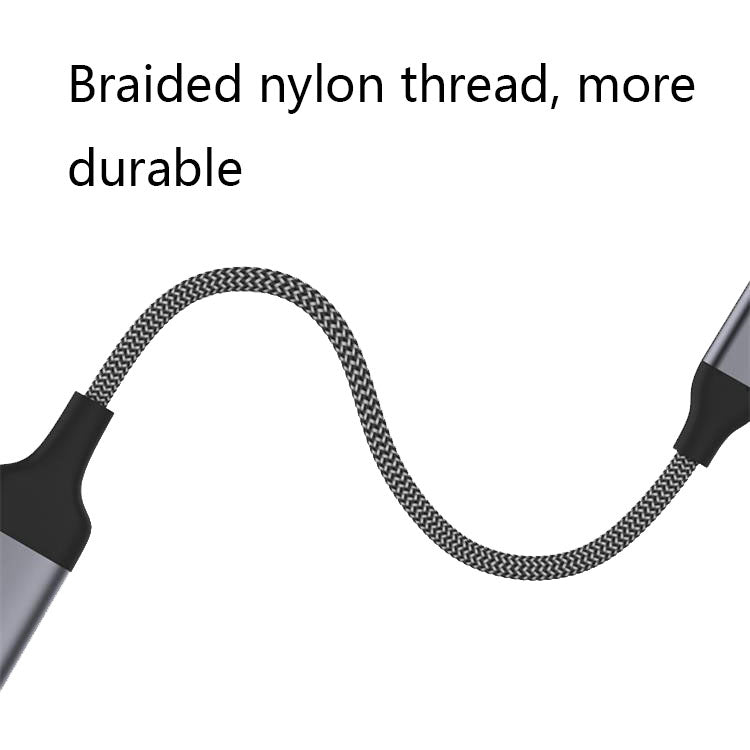 QGeeM QG-UA09 Type-C To HDMI Cable 1.2m