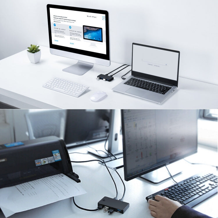 USB 2.0 Multifunctional 2 In 4 out HUB(383)