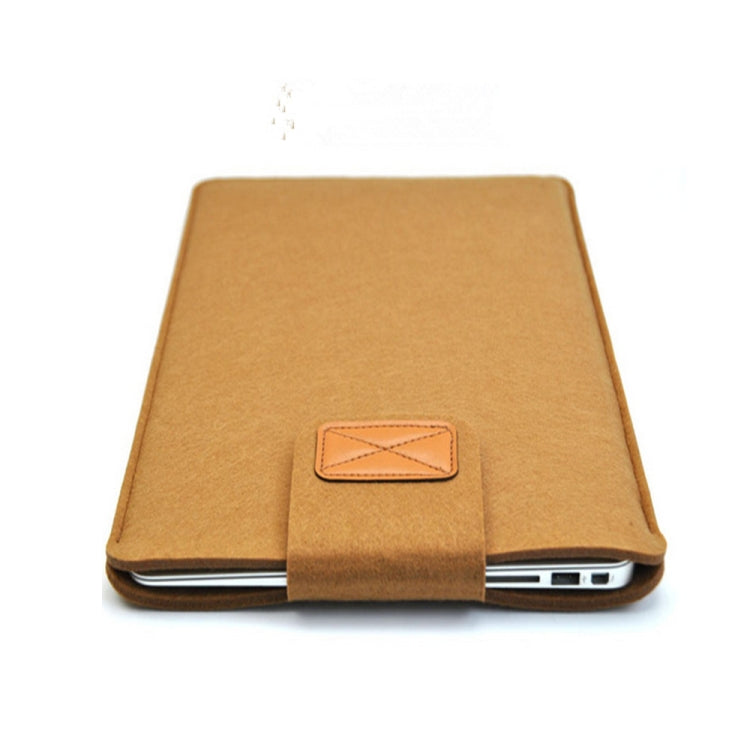 Vertical Felt Laptop Bag Tablet Sleeve Bag, Size: 15 Inch(Dark Gray)