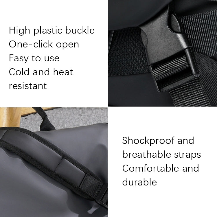 WEIXIER D231 Waterproof Shockproof Oxford Messenger Bag Men Shoulder Bag(Black)