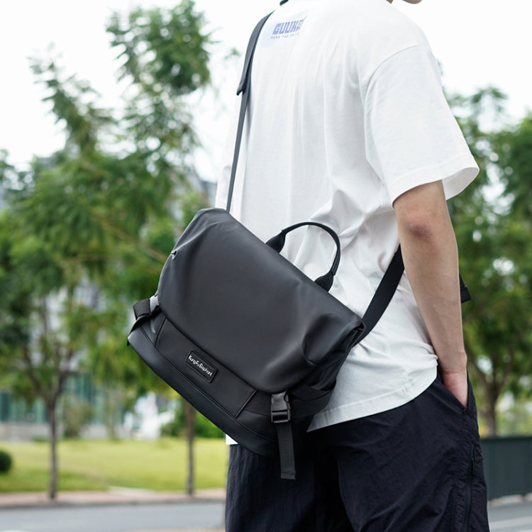 WEIXIER D231 Waterproof Shockproof Oxford Messenger Bag Men Shoulder Bag(Black)