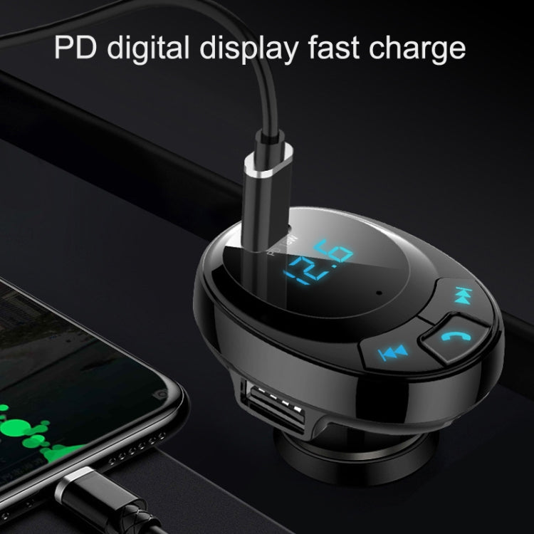 BT09 Car Bluetooth MP3 Digital Display Dual USB Charger, BT09