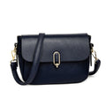 Ladies Texture Large Capacity Single Shoulder Crossbody Bag(Blue)