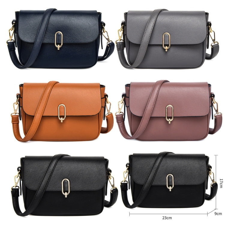Ladies Texture Large Capacity Single Shoulder Crossbody Bag(Taro Purple)