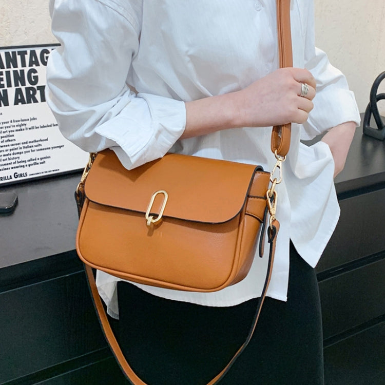 Ladies Texture Large Capacity Single Shoulder Crossbody Bag(Black)
