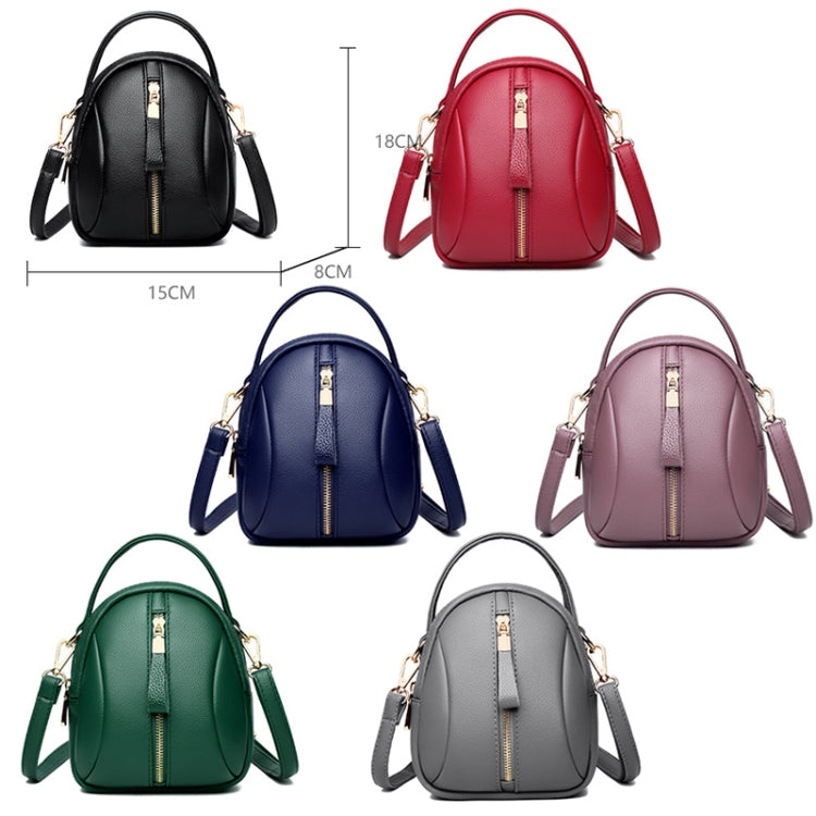Shoulder Bag Multi-Compartment Casual Mother Handcuffs Women Mobile Phone Bag(Violet)