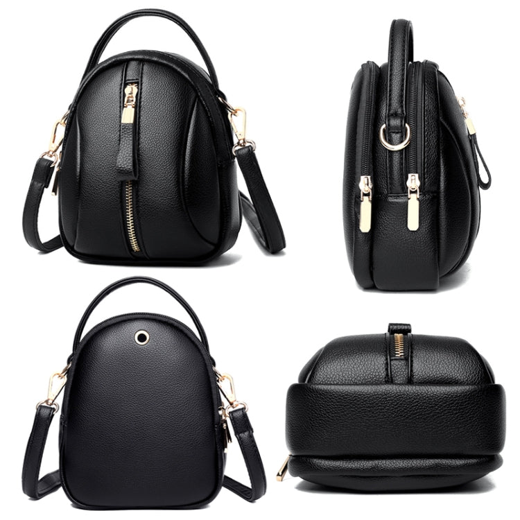 Shoulder Bag Multi-Compartment Casual Mother Handcuffs Women Mobile Phone Bag(Violet)