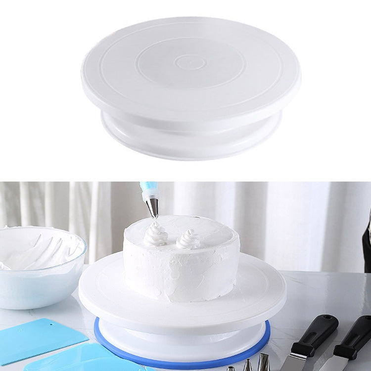 Home Piping Table Cake Turntable, Specification: White