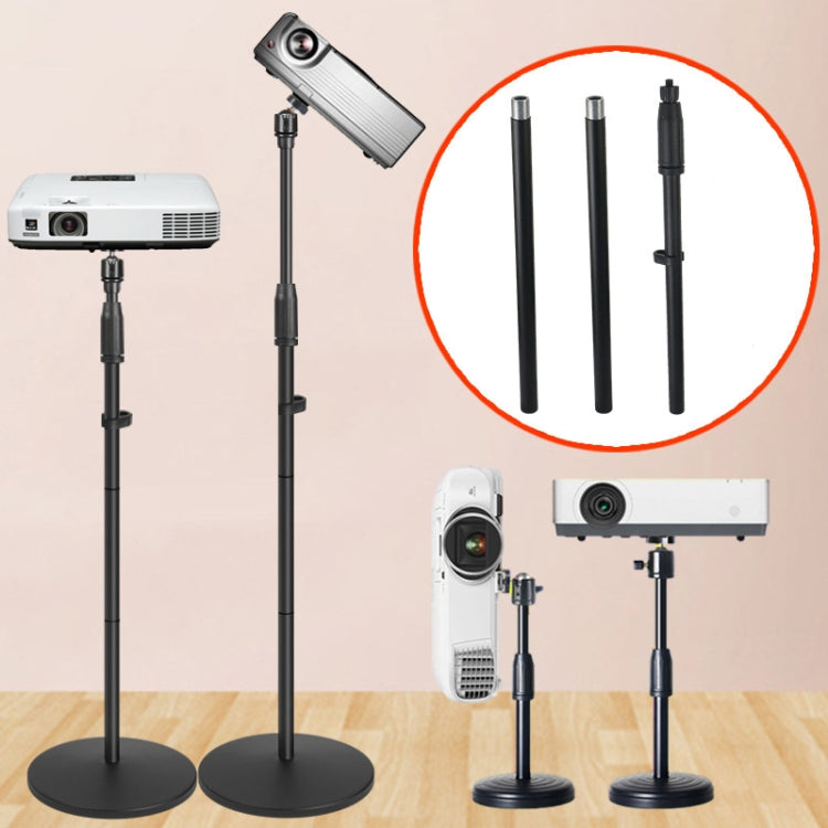 Plus Metal Disc Projector Bracket Camera Floor Desktop Bracket,Size: 0.3m With PTZ