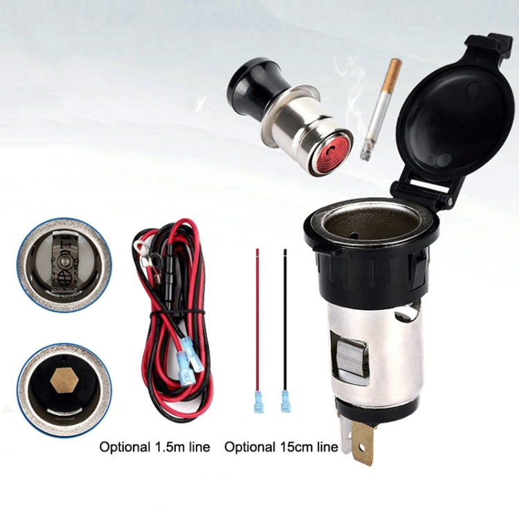 Car Modified Cigarette Lighter Car Charging Power Socket No Cigarette Type (with 1.5m Line)