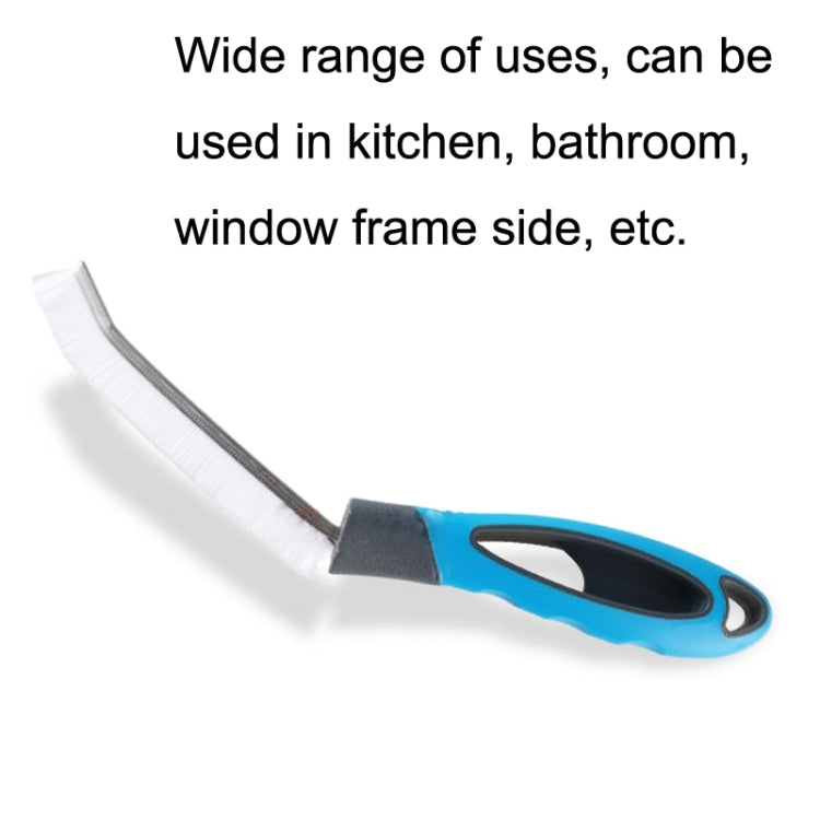 Car Window Door Corner Brush Cleaning Car Crevice Brush(Blue)