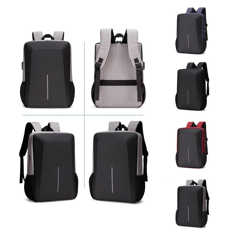 Hard Shell Backpack Alloy Frame Anti-Theft Computer Bag For Men, Color: 8001-J Red
