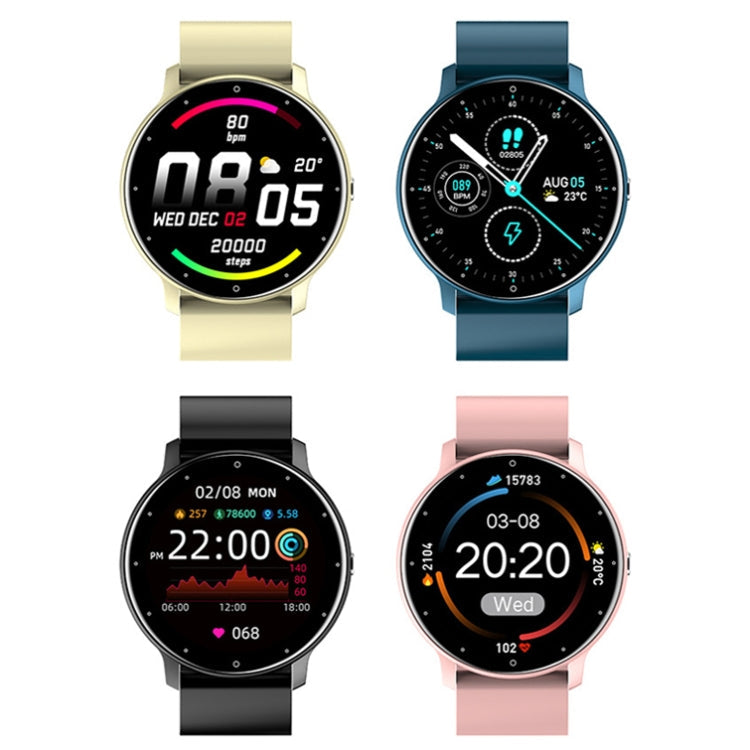 ZL02 Heart Rate Monitoring Pedometer Smart Watch, Silicone Band (Blue), Silicone Band (Black), Silicone Band (Pink), Silicone Band (Yellow)