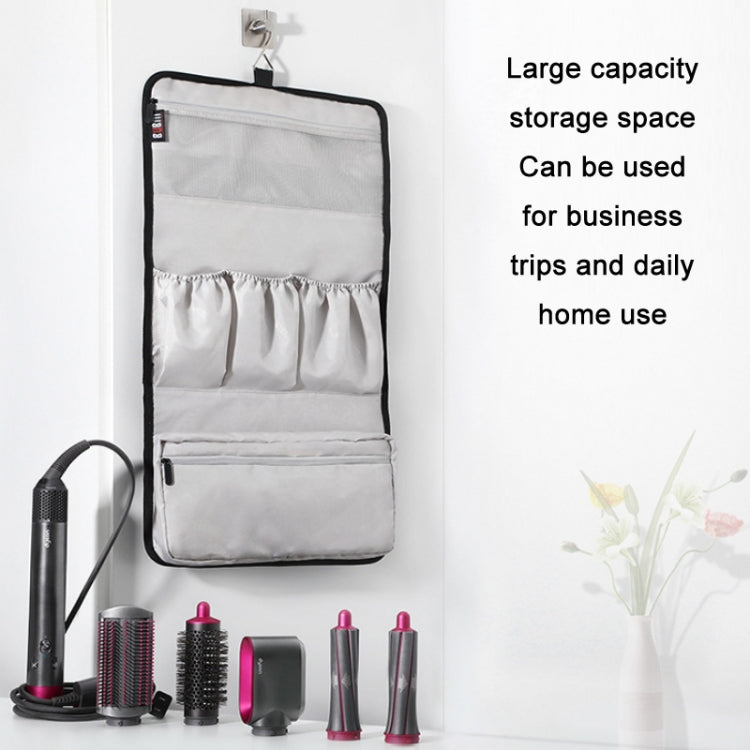 BUBM Multifunctional Portable Curler Storage Bag For Dyson, Color: Black
