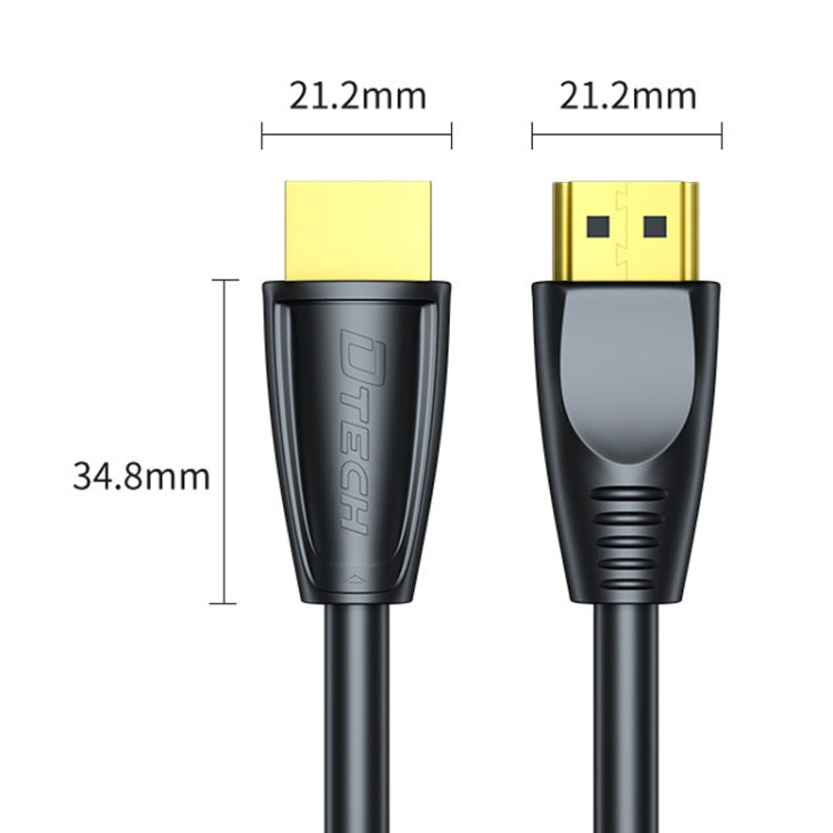 DTECH HDMI 2.0 HD Connection Cable 4K 60Hz Computer TV Connection Cable, Length: 1m