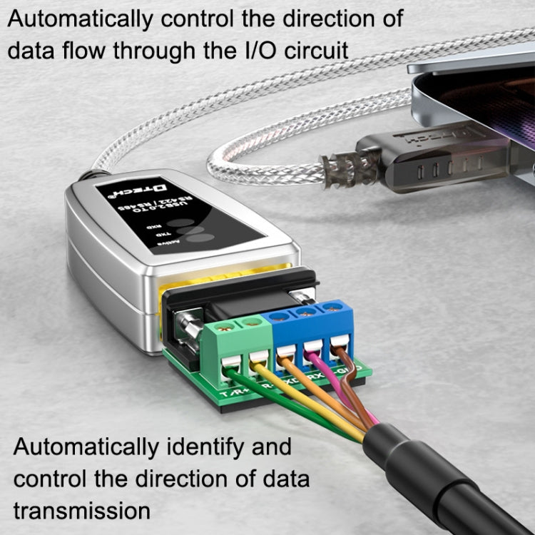DTECH DT-5019 USB To RS485/422 Industrial Converter Serial Line Communication Adapter(1.2m)
