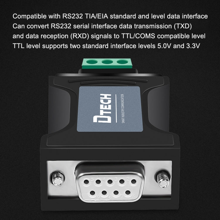 DTECH DT-9005 Without Power Supply RS232 To TTL Serial Port Module, Interface: 5V Module