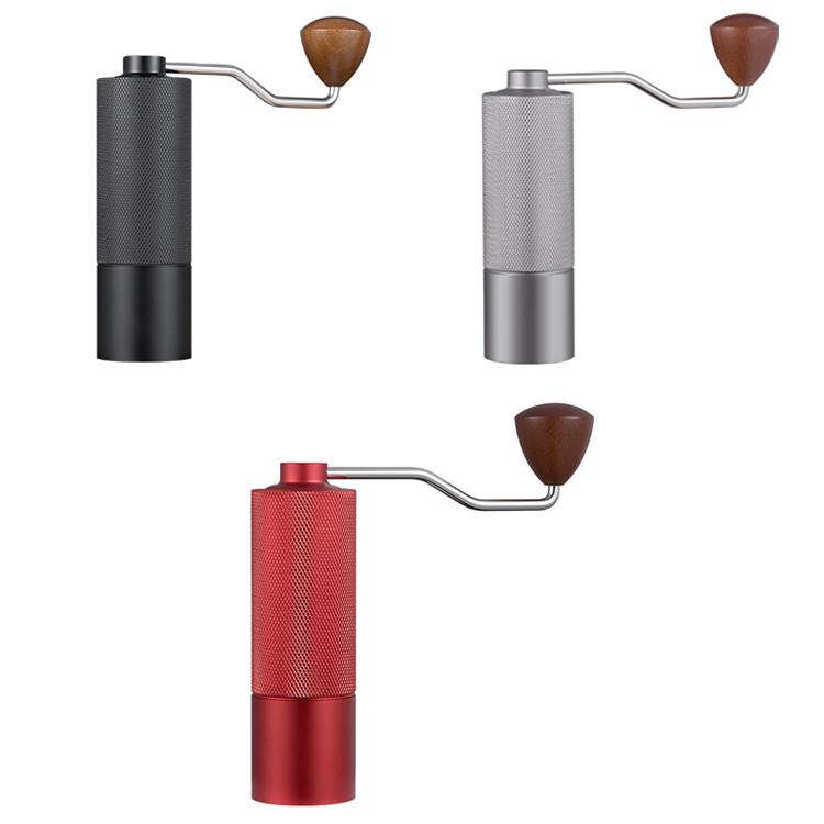 CNC Stainless Steel Hand Crank Coffee Bean Grinder