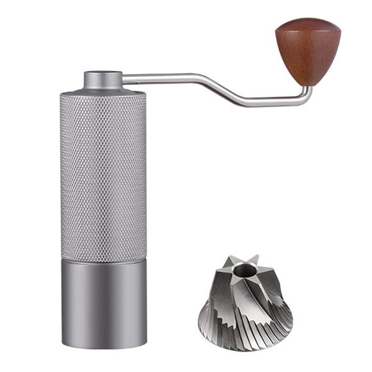 CNC Stainless Steel Hand Crank Coffee Bean Grinder