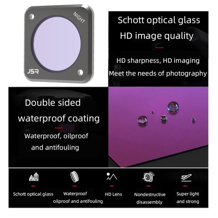 JUNESTAR Action Camera Filters For DJI Action 2,Style:, CPL, ND4, ND8, ND16, ND32, ND64, ND1000, ND8PL, Macro 10X, Night, Star, CS-3IN1, CS-4in1, CS-4in1 (NDPL), CS-6IN1, CS-8in1
