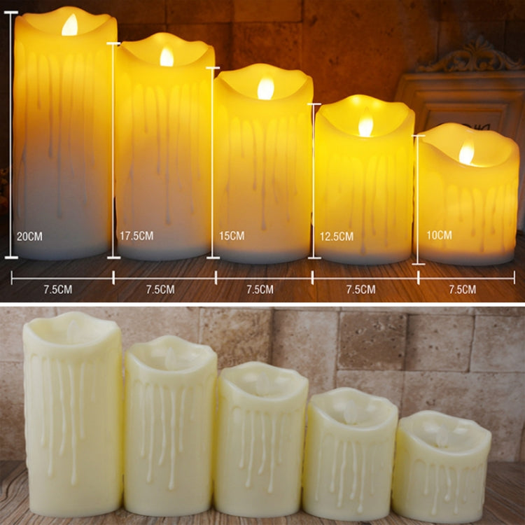 LED Electronic Candle Lights Halloween Christmas Decoration Props, Size:, 7.5x10cm, 7.5x12.5cm, 7.5x15cm, 7.5x17.5cm, 7.5x20cm