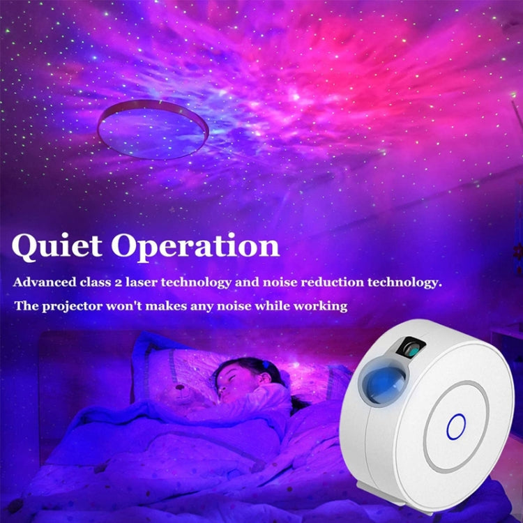 WiFi Graffiti Smart Circular Star Projection Light Home Theater Atmosphere Light(UK Plug)