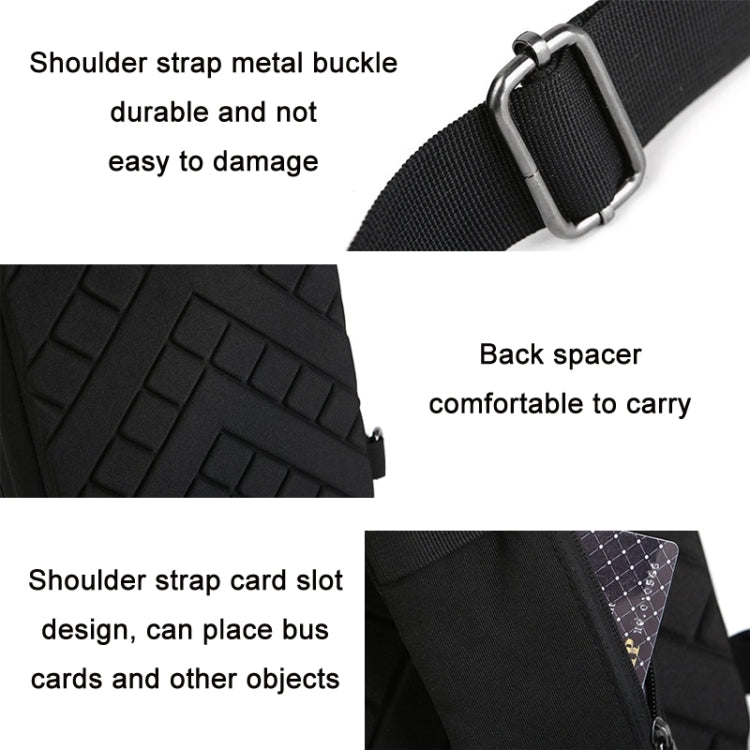 Storage Bag Messenger Bag Chest Bag For DJI Mini 3 /Mini 3 Pro(Black)