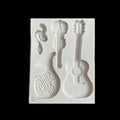 Castle Musical Silicone Mold Chocolate Fondant Cake Decor, Style:, Specification: Rectangle