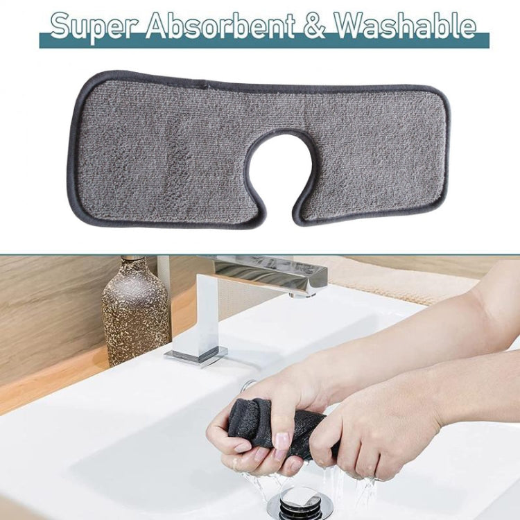 Basin Drain Pad Absorbent Dry Cleaning Pad Fiber Towel Water Mat Color Random Delivery, Size: 46x10cm