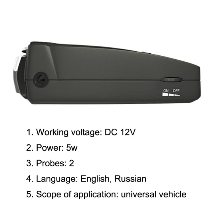 STR-525 Electronic Dog Car Radar Full Frequency Flow Speed Early Warning Device, STR-525