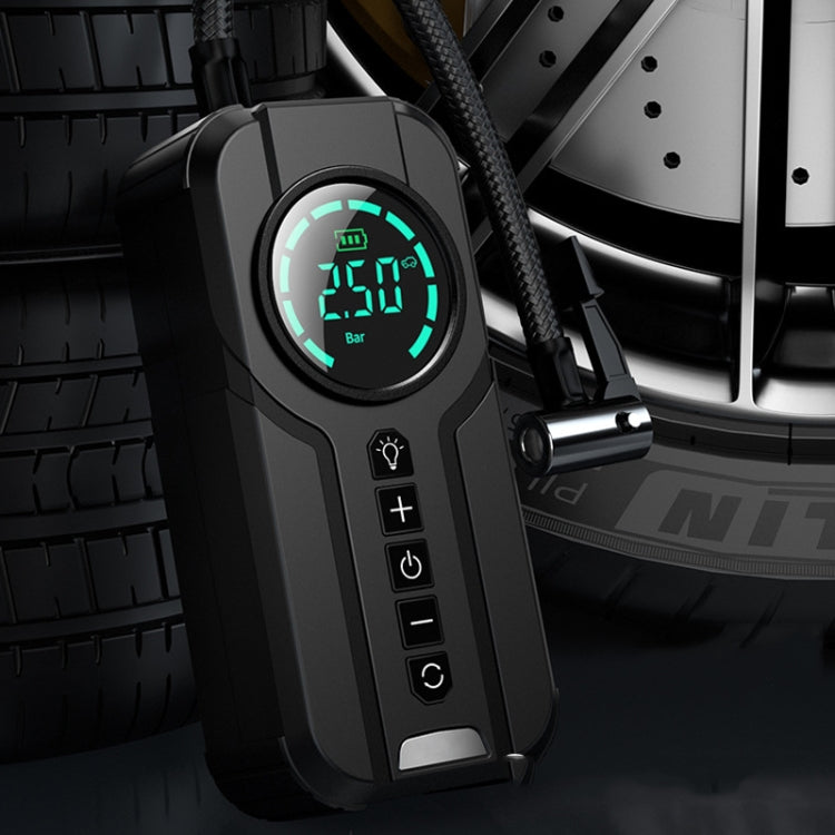 YX1819 Car Wired Portable Air Pump Electric Vehicle Tire High Power Inflator(Black)