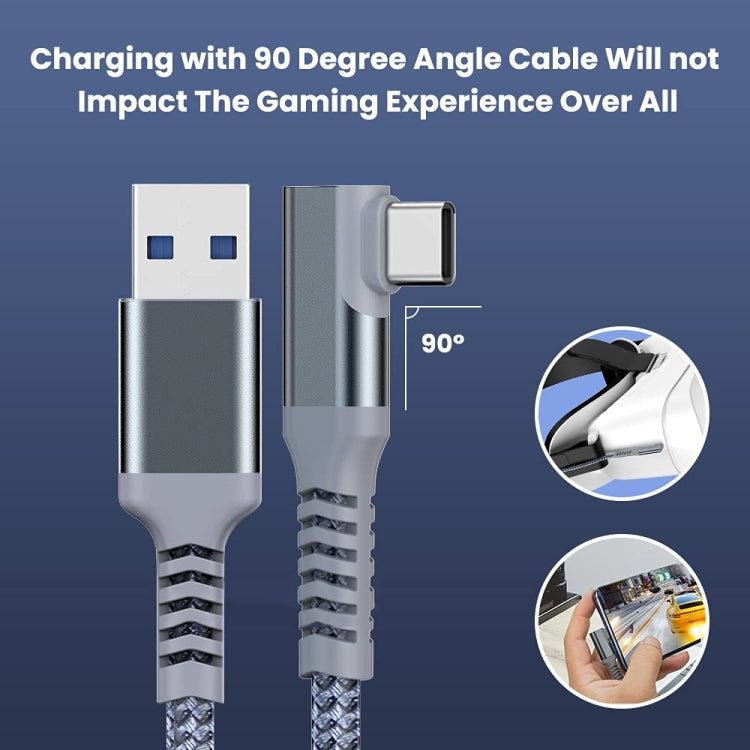 USB3.2 Gen1 VR Link Streamline For Oculus Quest 2, Model: A-C  Aluminum Shell 7M Braided Wire