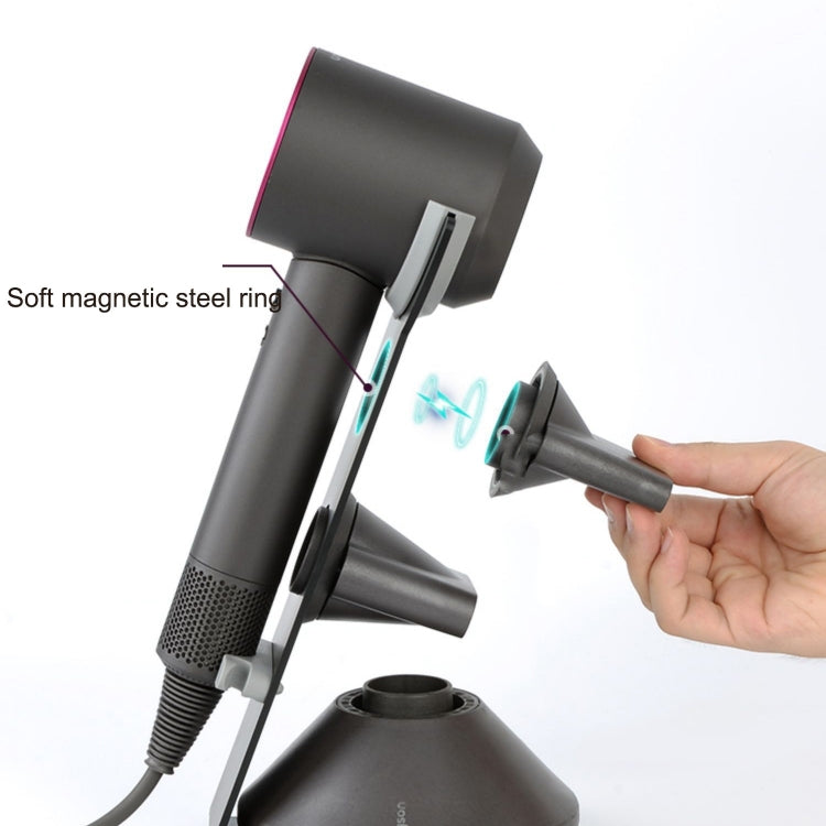 Punch Free Standing Hair Dryer Stand For Dyson 003 Black
