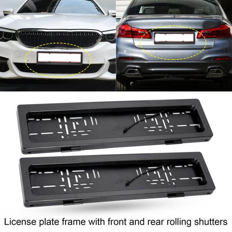 European Standard Electric License Plate Roller Shutter Protective Cover.