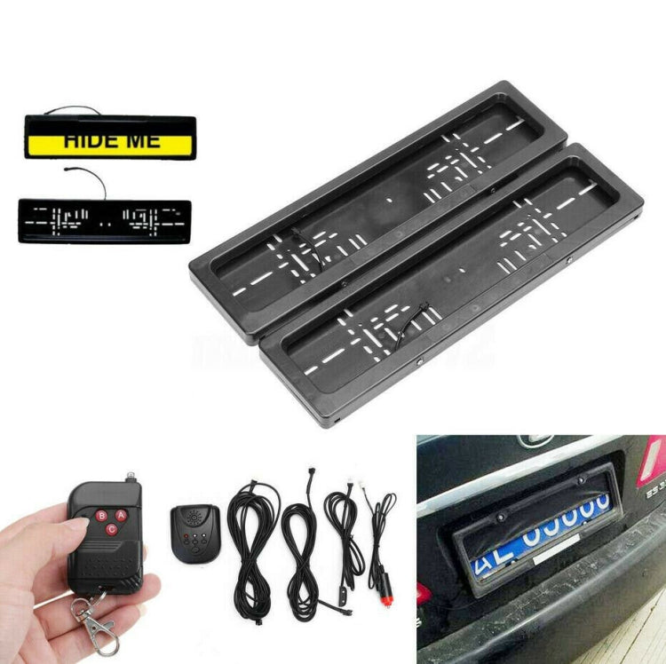 European Standard Electric License Plate Roller Shutter Protective Cover.