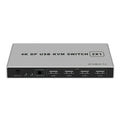 4K KYSW59 60HZ DP USB KVM Switch 2-in-1 Computer Sharing Device
