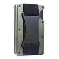 ZDL-05 Tracker Protection Organizer Metal Card Holder For AirTag 2nd Gen / AirTag 1st Gen, Army Green, Black, Grey, Light Blue