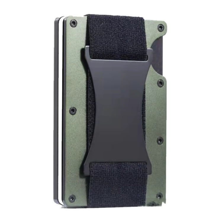 ZDL-05 Tracker Protection Organizer Metal Card Holder For AirTag 2nd Gen / AirTag 1st Gen, Army Green, Black, Grey, Light Blue