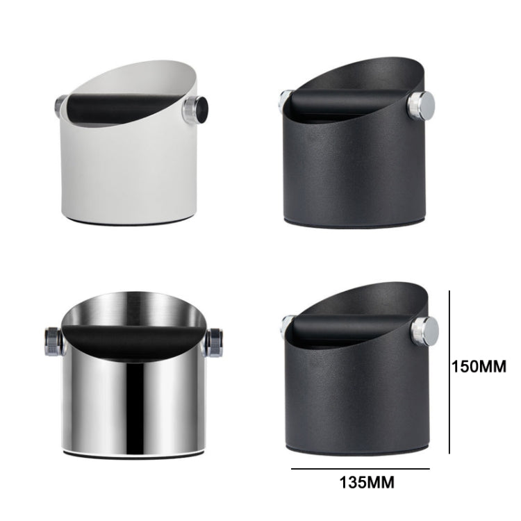 Coffee Waste Bin Milk Tea Residue Recycling Powder Box, Color: True Color (Stainless Steel)