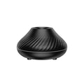 DQ705 Volcanic Flame Aroma Diffuser Essential Oil Lamp Air Humidifier with Color Night Light(Black)