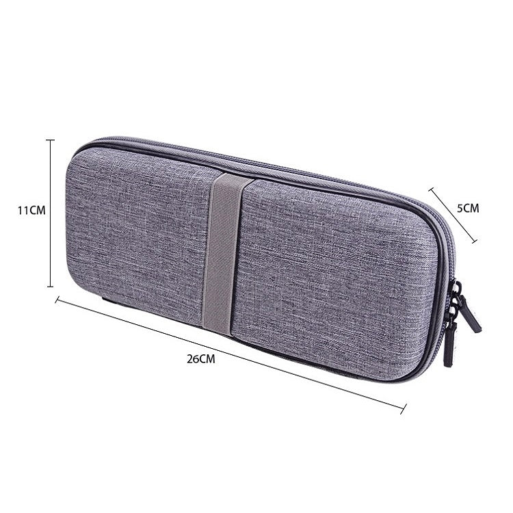 Mobile Phone Power Bank Data Cable EVA Storage Bag(Black)