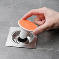 Sewer Deodorant Magnetic Suction Floor Drain Cover, Size: 3cm (Orange)