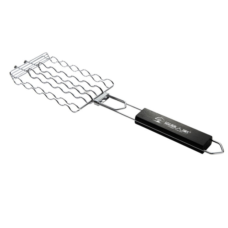 FOREST MASTER KW3008 Barbecue Sausage Stainless Steel Grill Mesh Outdoor Grill Barbecue Clip