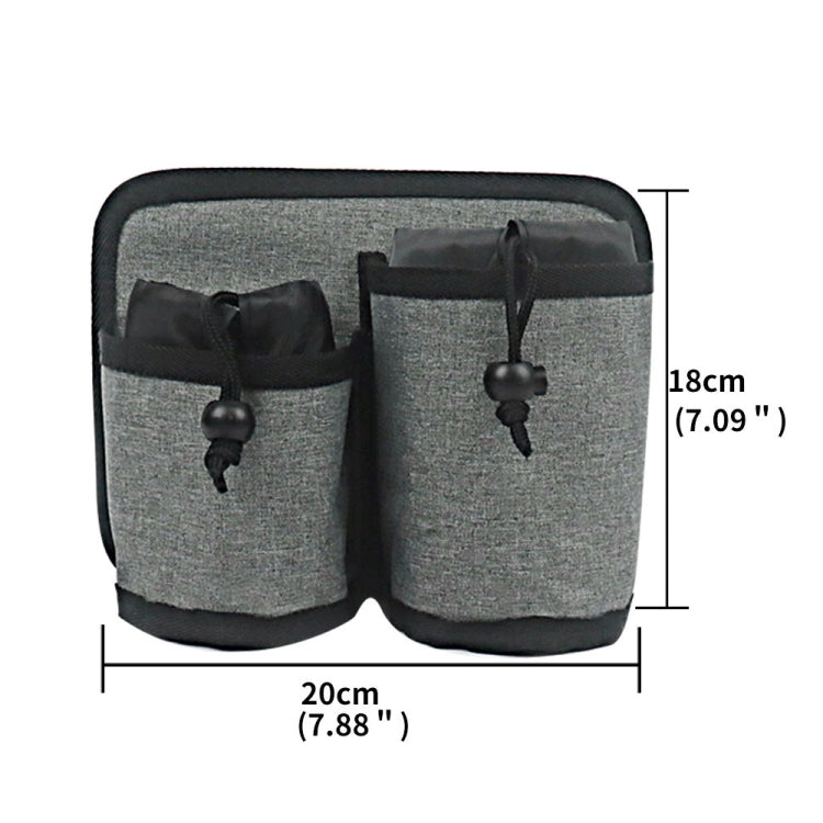 Luggage Travel Cup Holder Travel Beverage Storage Rack(Gray)
