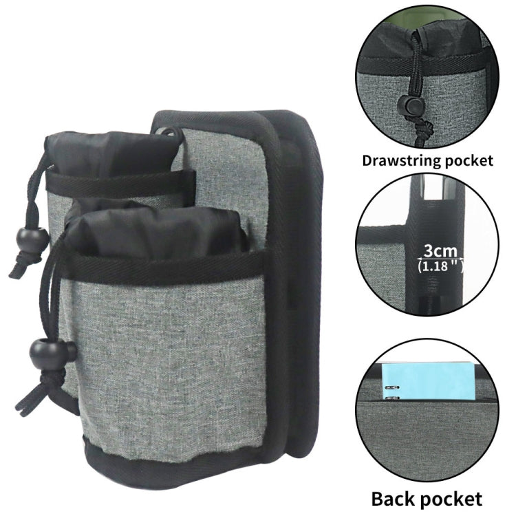 Luggage Travel Cup Holder Travel Beverage Storage Rack(Gray)